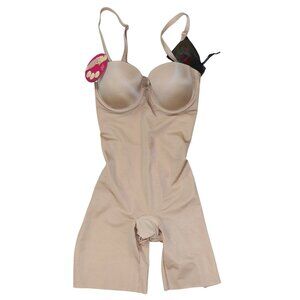 Spanx XS Suit Your Fancy Convertible Mid-Thigh Bodysuit Women's Shapewear NWT